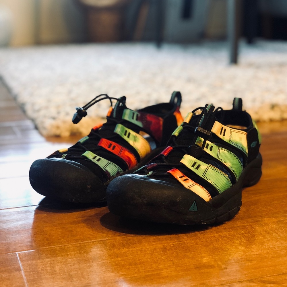 Keen Newport Retro Water Shoes in Original Tye Dye